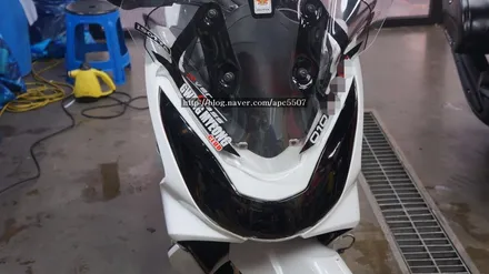 바이크랩핑/부분랩핑/라이트필름/pcx125 / 용산구 문배동
