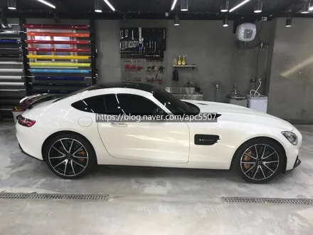 벤츠 amg gts 자동차 랩핑중[#용산구랩핑][#용산구래핑][#이촌동랩핑][#이촌동래핑][#마포구랩핑][#마포구래핑] / 용산구 문배동