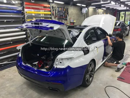 bmw5 시리즈 화려한 도전 랩핑 [#이촌동랩핑][#이촌동래핑][#랩핑][[#래핑] / 용산구 문배동