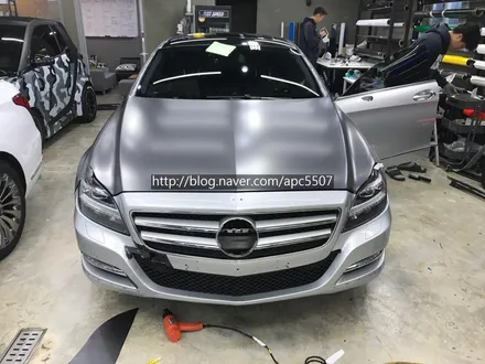 benz cls 차량랩핑 컬러 체인지 [#자동차래핑][#래핑][#마포랩핑][#용산래핑] / 용산구 문배동