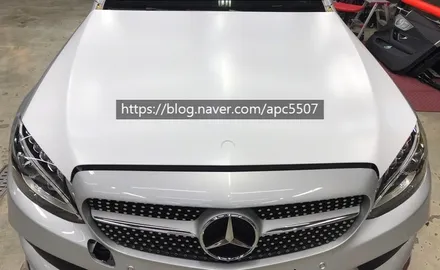 c 쿠페 자동차랩핑 컬러 체인지 / 용산구 문배동
