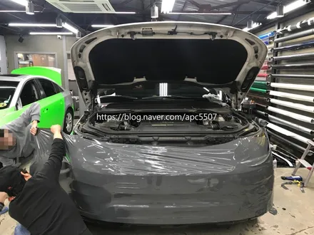 레인지로버 스포츠 나도 그레이 차량랩핑 변신 / 용산구 문배동