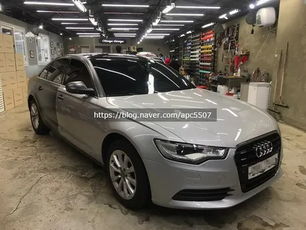 사틴 블랙의 끝없는 인기! \'아우디 A6\' 차량 랩핑 시공기 / 용산구 문배동