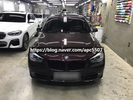 자동차랩핑 bmw차량에 블랙브러시로 메탈릭스럽게! / 용산구 문배동