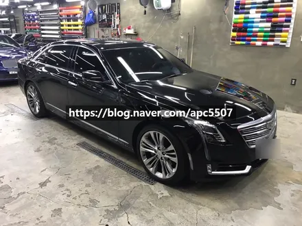자동차랩핑 이렇게 좋은 효과가? 캐딜락 ct6 차량 시공후기 / 용산구 문배동