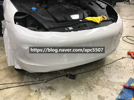 자동차래핑 포르쉐 카이엔을 시공한 듯 안 한 듯 퀄리티로 깔끔하게! / 용산구 문배동