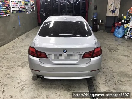 bmw f10 사틴 블랙 랩핑 / 용산구 문배동
