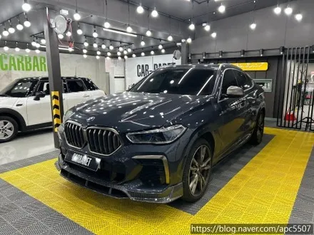 용산구 랩핑, 마포구 랩핑 BMW X6 반무광 사틴블랙으로 전체랩핑 !! / 용산구 문배동