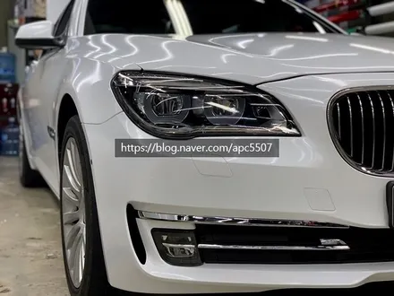 고급스러운 다이아몬드 화이트 랩핑 시공기 \'BMW 7시리즈\' / 용산구 문배동