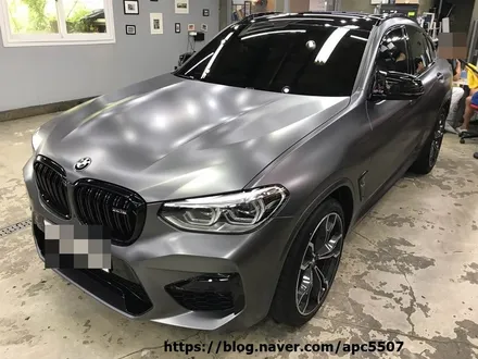 자동차전체랩핑 사틴그레이로 대변신 / 용산구 문배동