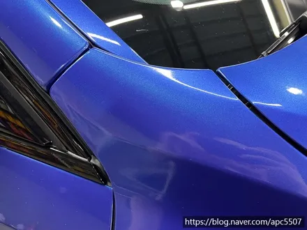BMW X6 포티마오 블루 전체랩핑&시공 비용 / 용산구 문배동
