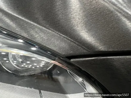마포구 전체랩핑 BMW 740Li 블랙 브러쉬필름으로 보험건 전체랩핑 시공기 / 용산구 문배동