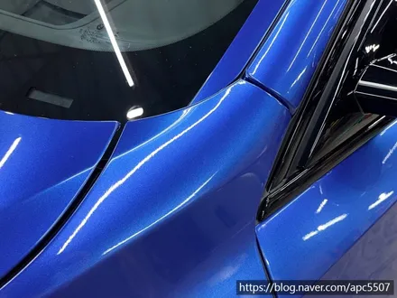 BMW X6 포티마오 블루 전체랩핑&시공 비용 / 용산구 문배동