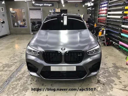 자동차전체랩핑 사틴그레이로 대변신 / 용산구 문배동