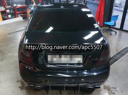 벤츠 c63g  스모그 라이트필름 / 용산구 문배동