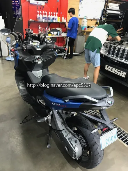 바이크랩핑 bmw c600 스포츠[성수동랩핑][장안동랩핑][강남구랩핑] / 용산구 문배동