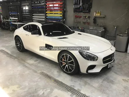 벤츠 amg gts 자동차 랩핑중[#용산구랩핑][#용산구래핑][#이촌동랩핑][#이촌동래핑][#마포구랩핑][#마포구래핑] / 용산구 문배동