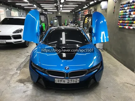 i8 화이트 펄 자동차래핑 하세요 / 용산구 문배동