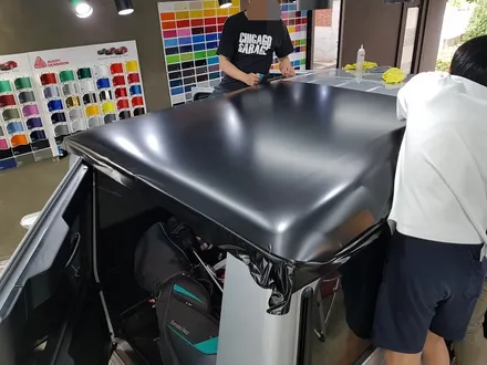 벤츠 g바겐 루프스킨 시공 / 용산구 문배동