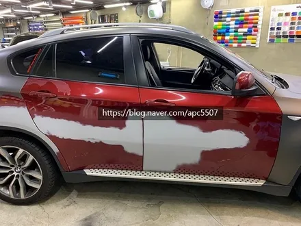 자동차 랩핑으로 새롭게 태어나다$ \'BMW X6\' 전체 랩핑 시공기 / 용산구 문배동