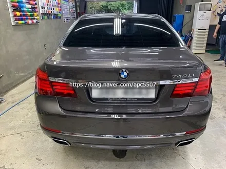 BMW 740Li 사틴 바닐라 자동차 전체 랩핑 / 용산구 문배동