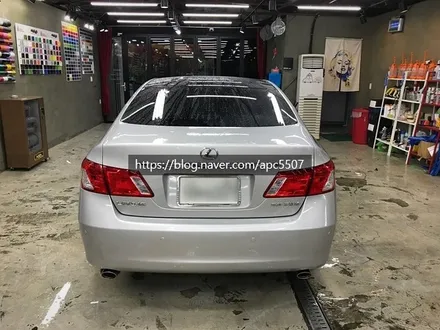 깔끔함의 정석! 화이트 펄 \'렉서스 es350\' 서울 랩핑 / 용산구 문배동