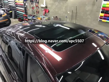 자동차랩핑 bmw차량에 블랙브러시로 메탈릭스럽게! / 용산구 문배동