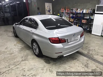 bmw f10 사틴 블랙 랩핑 / 용산구 문배동