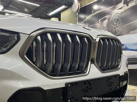 BMW X6 전체 크롬 딜리트 시공과정과 시공 비용 / 용산구 문배동