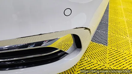 bmw 530i  택랩 카멜레온 블루 랩핑 / 용산구 문배동