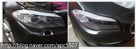 bmw528i  두 번에 자동차랩핑 과정 / 용산구 문배동