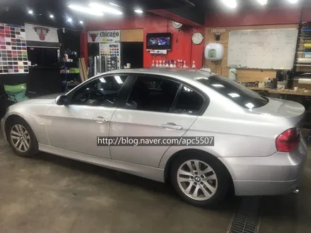 bmw 3시리즈 차량랩핑 / 용산구 문배동