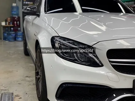 인기가 많은데는 이유가 있다! \'벤츠 c63\' 사틴블랙 자동차 랩핑 / 용산구 문배동