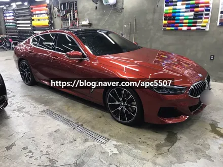 자동차래핑지 통해 BMW 사틴다크로 변신! / 용산구 문배동