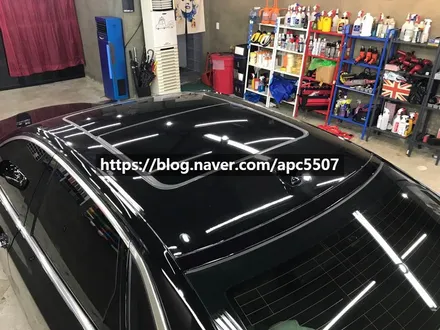 자동차랩핑 이렇게 좋은 효과가? 캐딜락 ct6 차량 시공후기 / 용산구 문배동
