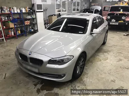 bmw f10 사틴 블랙 랩핑 / 용산구 문배동