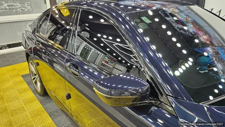 서울랩핑 부분랩핑 크롬죽이기 후기 | BMW 730d / 용산구 문배동