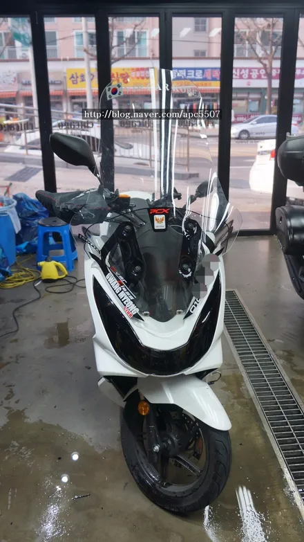 바이크랩핑/부분랩핑/라이트필름/pcx125 / 용산구 문배동