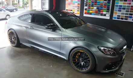 c63s amg 두달만에 랩핑제거 이유는?? / 용산구 문배동
