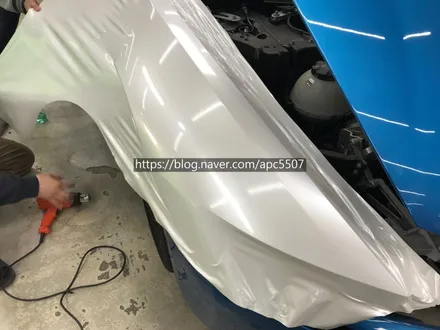 i8 화이트 펄 자동차래핑 하세요 / 용산구 문배동