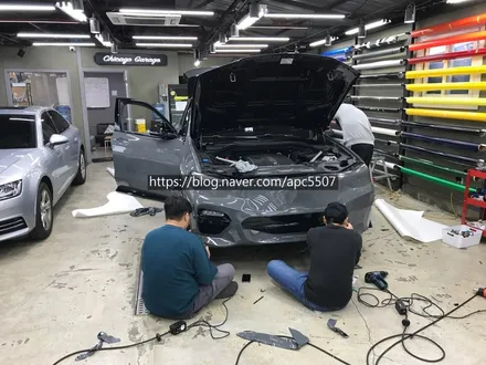 x4 나르도 그레이 자동차랩핑 / 용산구 문배동