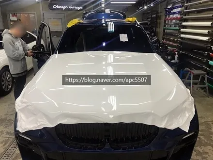 신형 X5 랩핑으로 다시 태어나다! bmw x5 유광 화이트, 서울 자동차 랩핑 / 용산구 문배동