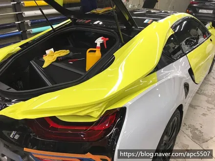 bmw전체랩핑  이미지 바뀐 i8 / 용산구 문배동