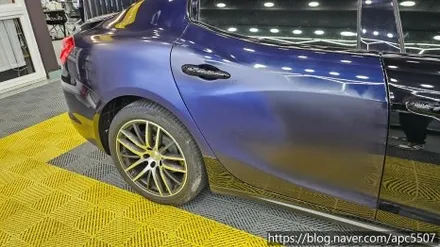 차 래핑 손상 강남랩핑 접수해 볼게요 / 용산구 문배동