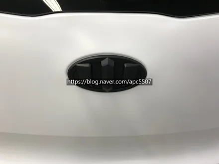 스포티지 r 사틴 화이트 차량랩핑 / 용산구 문배동