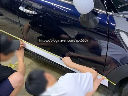 포인트가 생명, \'미니 컨트리맨\' 데칼 차량 랩핑 / 용산구 문배동
