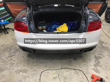 실내랩핑 벤틀리 GT 차량을 퓨어하게 시공하자 / 용산구 문배동