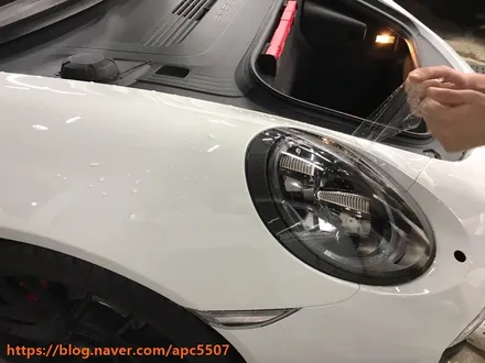 포르쉐 911gts 카브리 올레 도장면 보호 재시공기 / 용산구 문배동