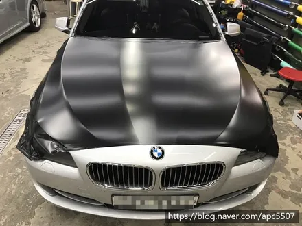 bmw f10 사틴 블랙 랩핑 / 용산구 문배동