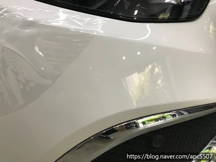 벤츠 E 클래스 E250 프런트 범퍼 PPF & 블랙 PPF 루프스킨 시공 / 용산구 문배동